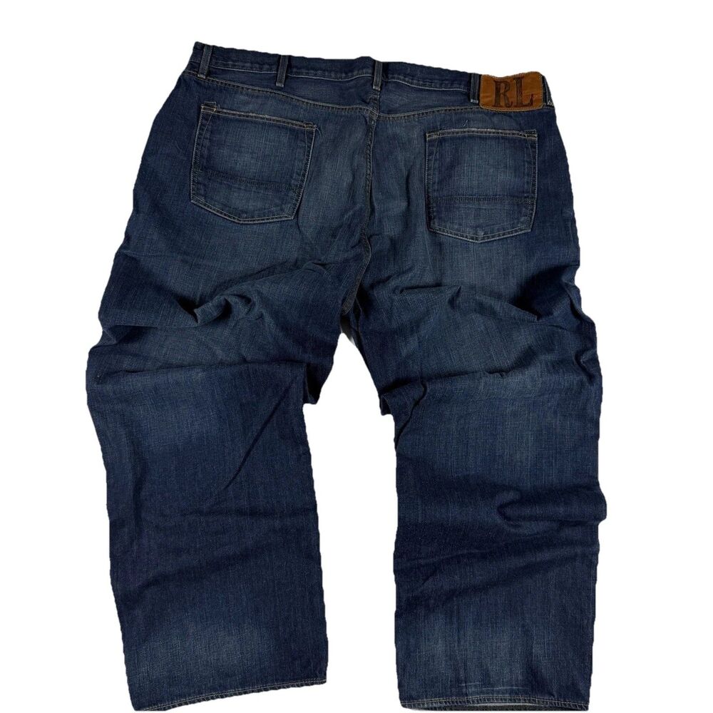 Polo Jeans Co RL 1967 Ashmore Original Jeans Mens 50x32 Blue 100% Cotton - Picture 11 of 13